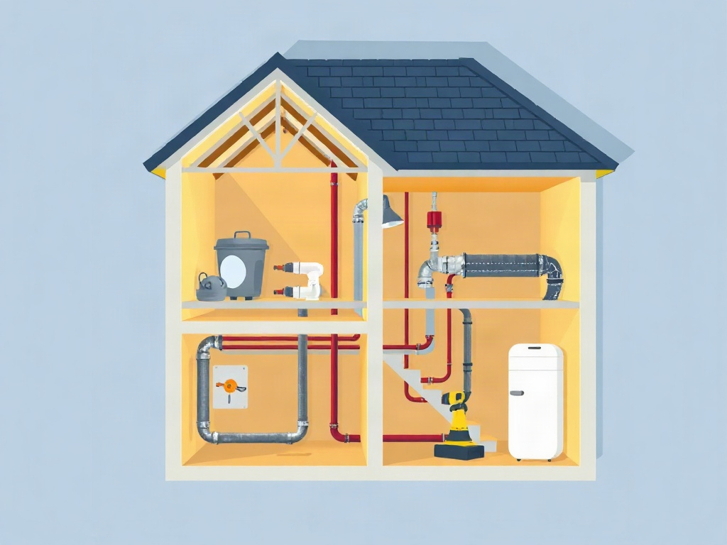 vice cache immobilier illustration